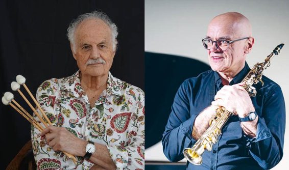 Collage aus Promofotos von David Friedman / Peter Materna für das Jazzfest Bonn 2027 © Gerfried Zwicker / Heike Fischer